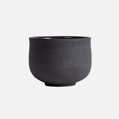 Mura Mura OCHA Teetasse Grau-Schwarz aus handgemachter Keramik