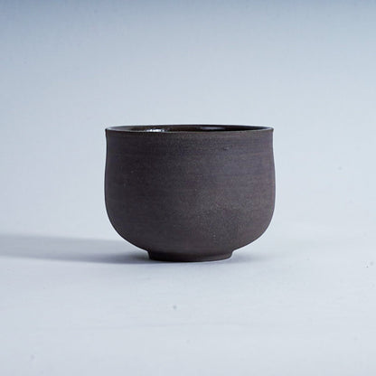 OCHA Grau-Schwarz – handgemachte Tasse aus Keramik