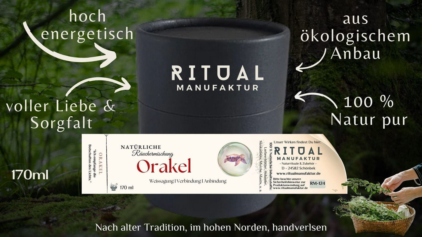 Orakel Räuchermischung für Kartenrituale und Journaling