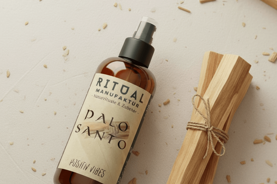 Palo Santo Auraspray als rauchfreie Begleitung für Meditation