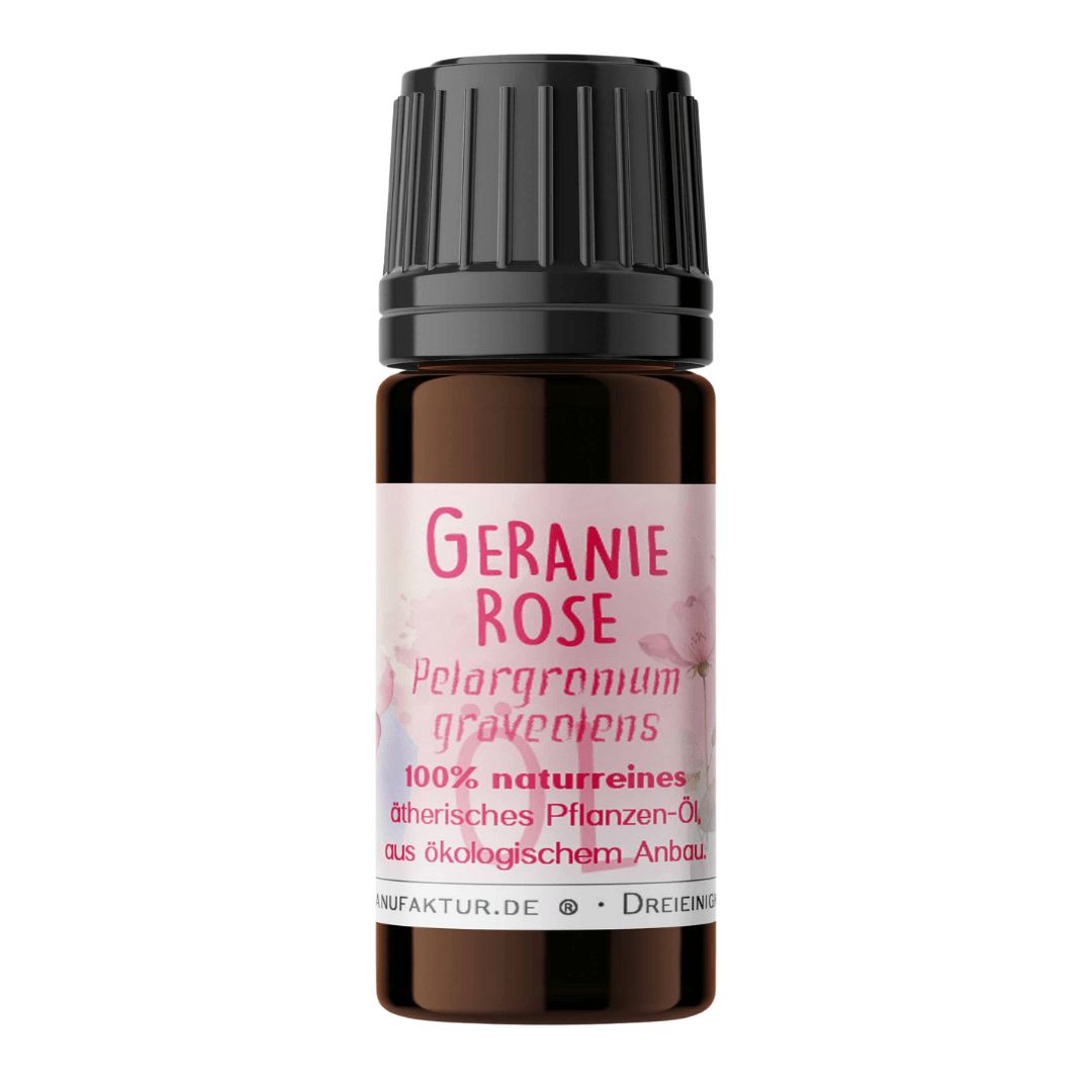 Rosengeranie ätherisches Öl – Produktansicht