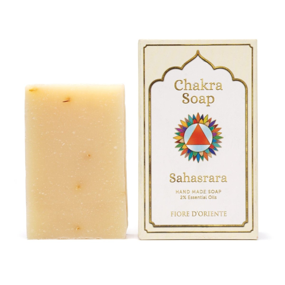 Sahasrara Chakra-Seife mit Orange und Nardus – weitere Produktansicht