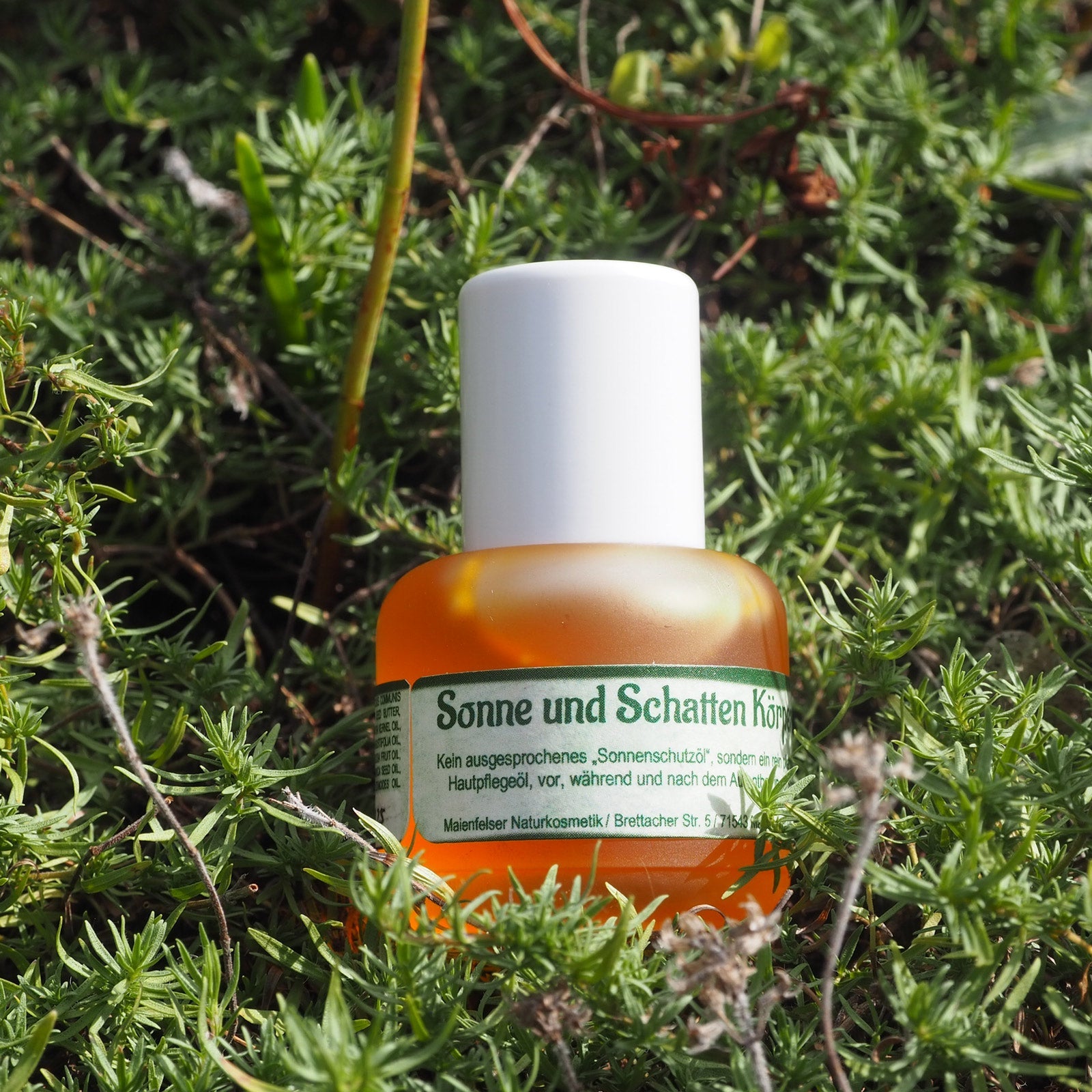 Sonne und Schatten Körperöl – Anwendung