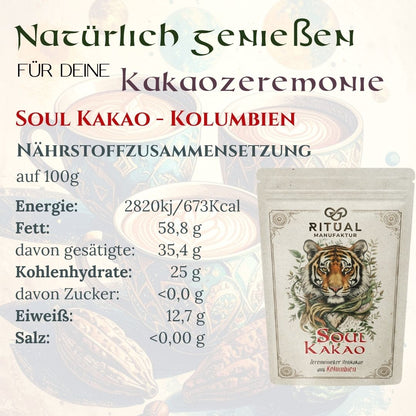 Criollo-Kakao-Drops zur Zubereitung von Trinkkakao