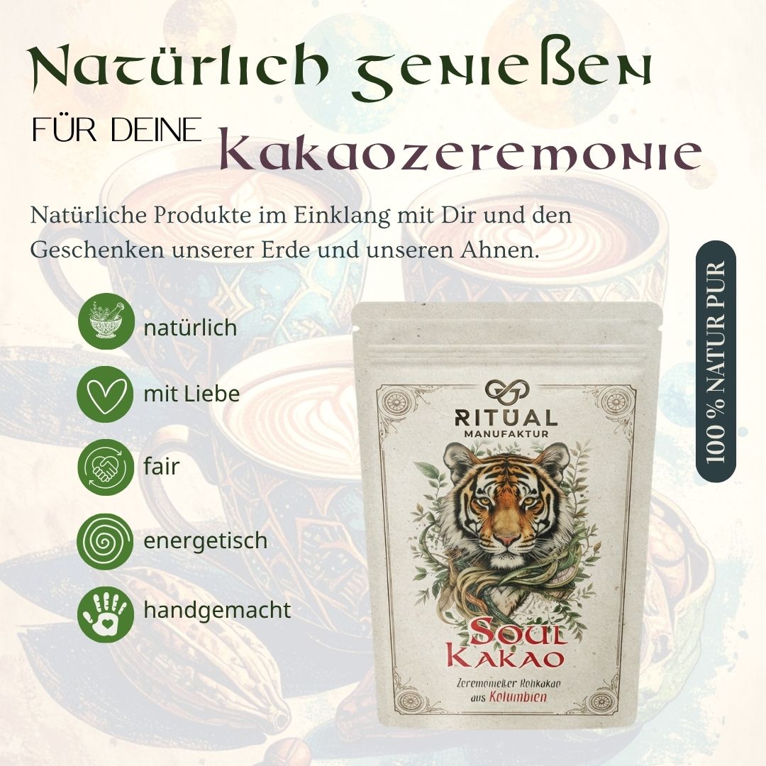 Soul Zeremonie-Kakao für bewusste Kakao-Rituale