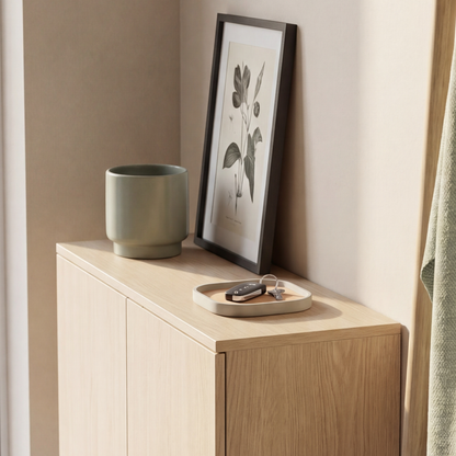 Bannik Design Giske – handgegossene Betonschale mit Korkeinsatz, Produktansicht 4