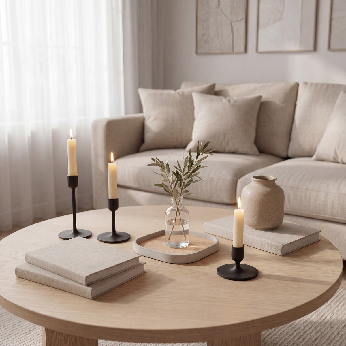 Bannik Design Giske – handgegossene Betonschale mit Korkeinsatz, Produktansicht 12