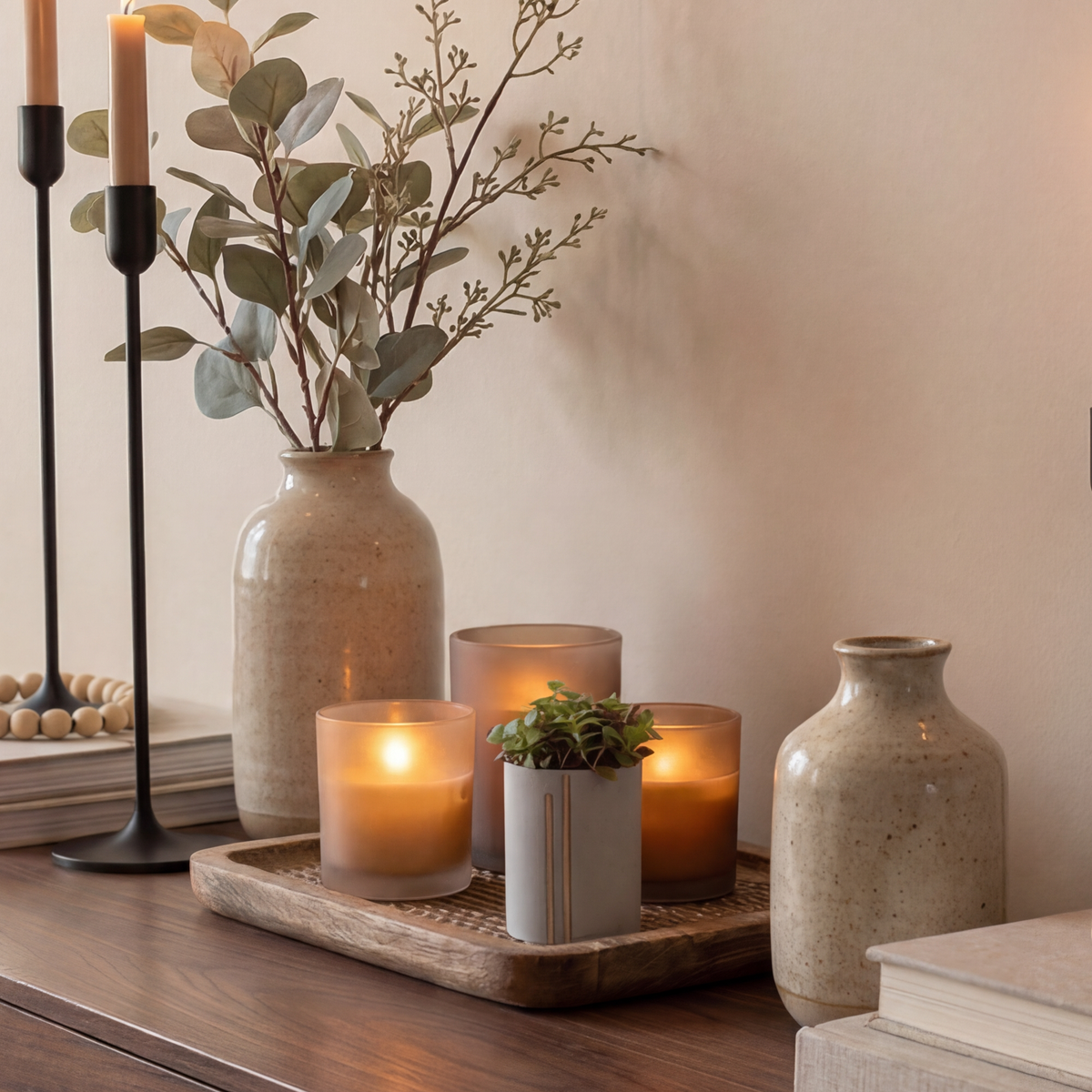 Bannik Design Lomvika – Stiftehalter aus Beton und Holz, Produktansicht 5
