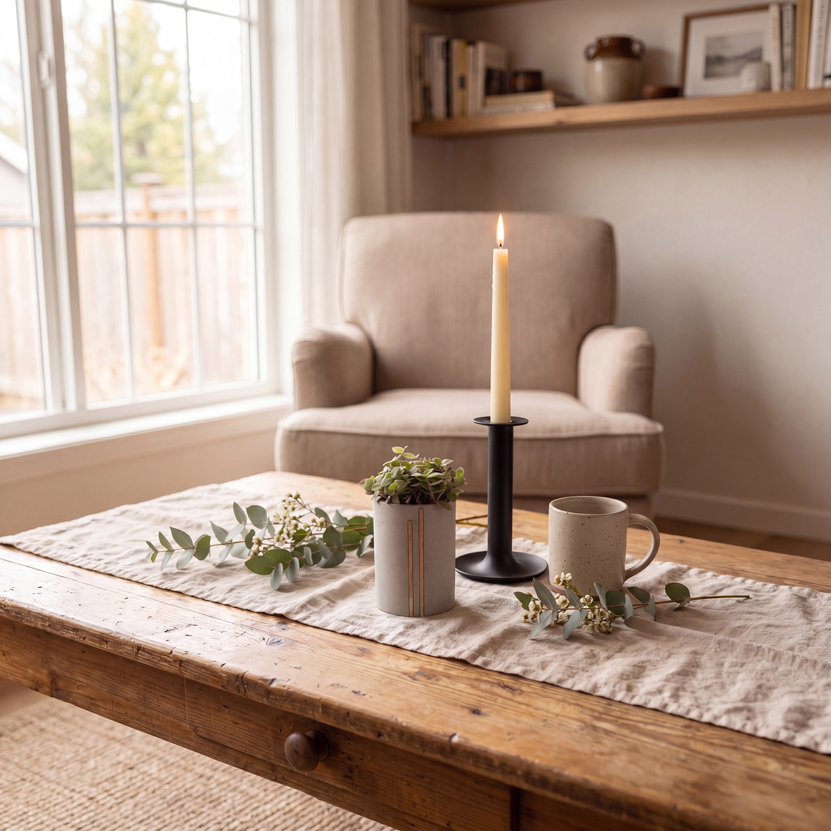 Bannik Design Lomvika – Stiftehalter aus Beton und Holz, Produktansicht 7