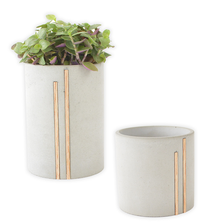 Bannik Design Lomvika – Stiftehalter aus Beton und Holz, Farbe grau, Produktansicht 16