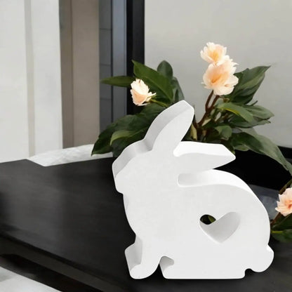 Charmanter sitzender Osterhase - by SteinKunstWerk | HE aus nachhaltiger Herstellung