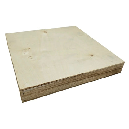 Dekotablett aus Holz – Braun, bis 26 cm