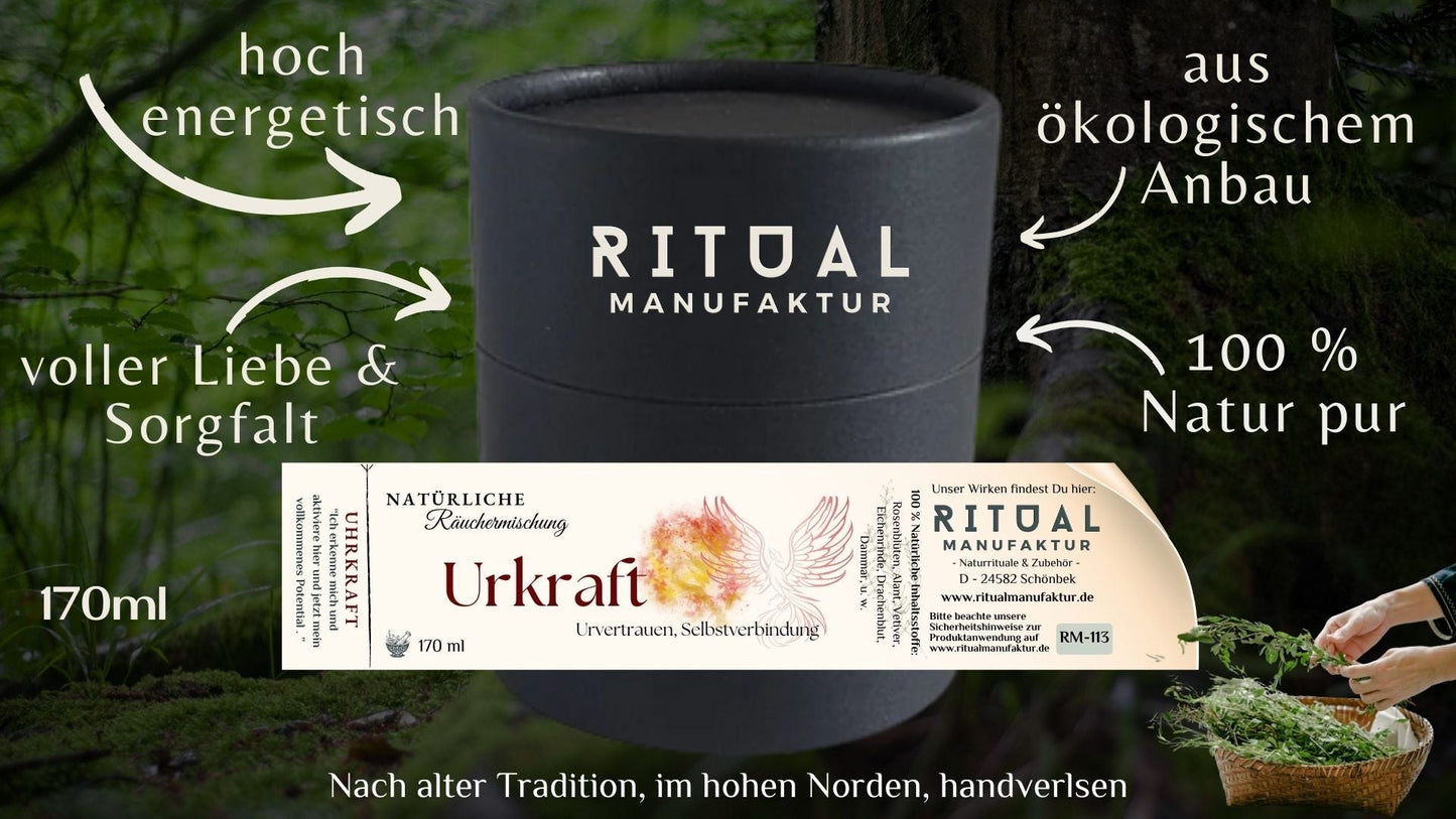 Tief-würzige Urkraft Räuchermischung mit natürlichen Bestandteilen