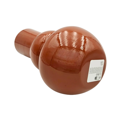 Metallvase – 30 cm in Beige oder Terrakotta