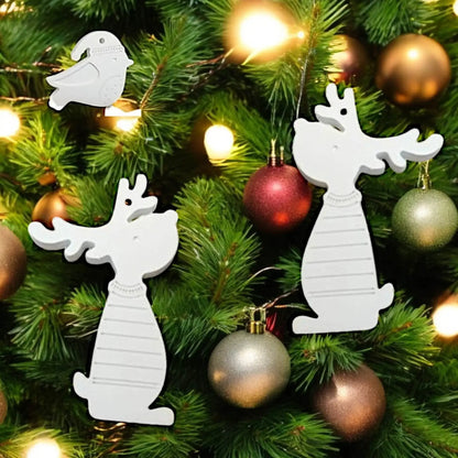 Weihnachtliche Anhänger – stilvolle Deko für Advent & Weihnachten - by SteinKunstWerk | HE aus nachhaltiger Herstellung
