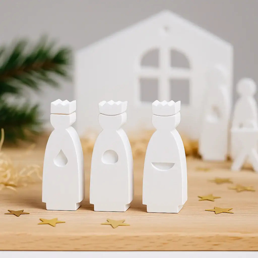 Krippenfiguren Set als kreative Geschenkidee für Weihnachten