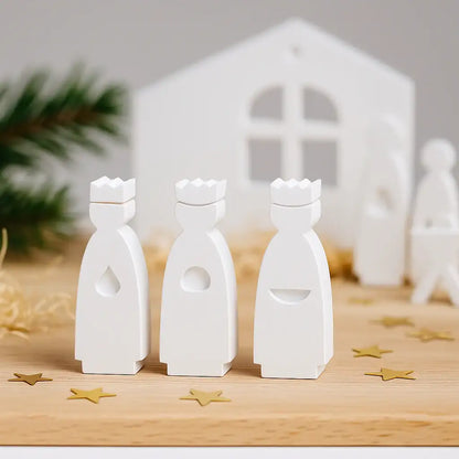 Krippenfiguren Set als kreative Geschenkidee für Weihnachten