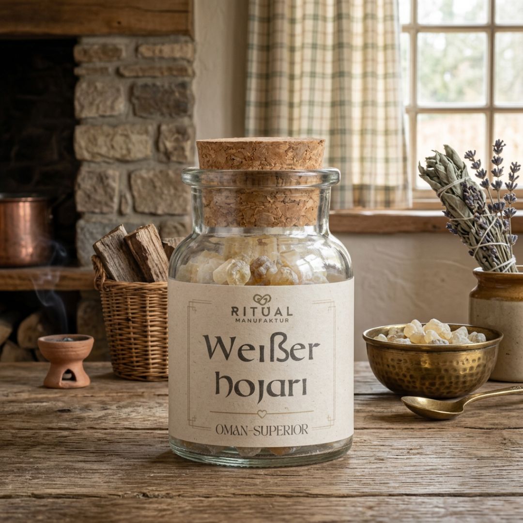 Weißer Hojari Oman – Boswellia sacra Räucherharz – Produktansicht