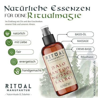 Salbei und Palo Santo Spray als rauchfreie Ritualalternative