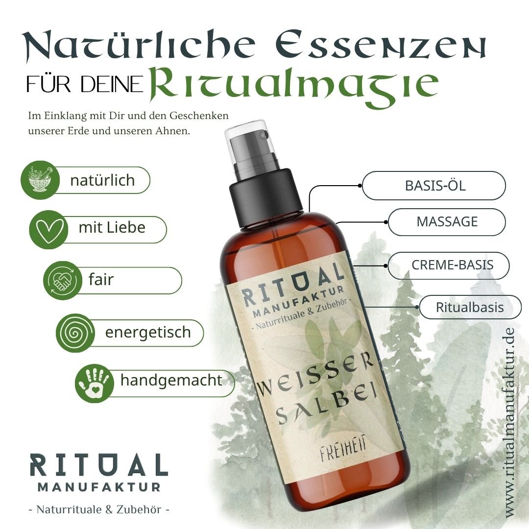 Naturreines Weißer Salbei Raumspray für Ritualmomente