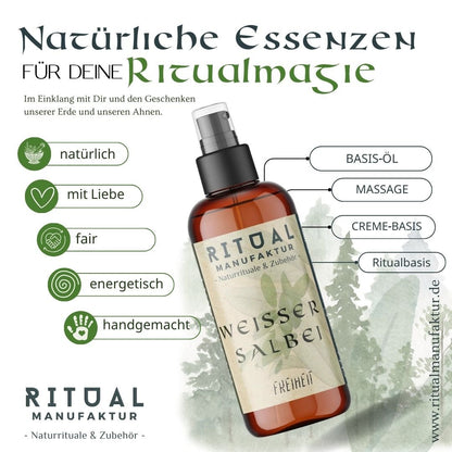 Naturreines Weißer Salbei Raumspray für Ritualmomente